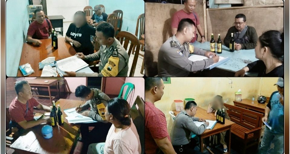 Giat Ops, Polisi Sita Belasan Miras di Warung Swike