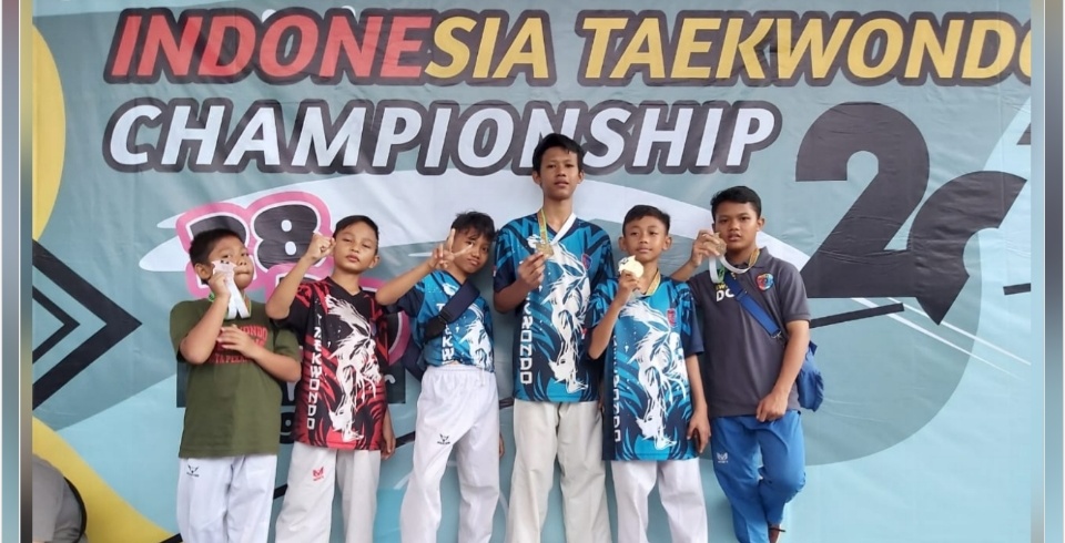 Atlit Taekwondo Kota Pekalongan Borong Medali di Kejurnas ITC 2019