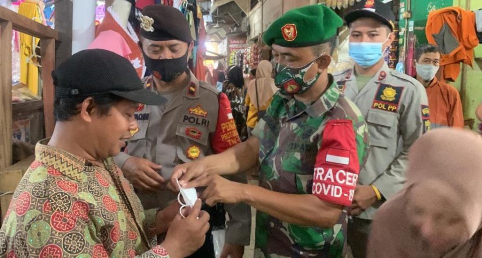 Satpol PP bekerjasama TNI,Polri Gelar Operasi Yustisi