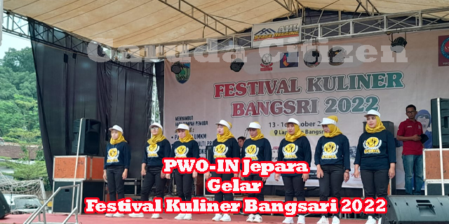 PWO-IN Jepara Gelar Festival Kuliner Bangsari 2022